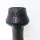 Iridescent green and purple glass paste vase – 20th century
