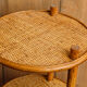 Rattan shelf