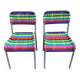2 Chaises enfants scoubidou IKEA