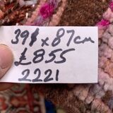 Vintage turkish runner 391x87cm