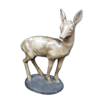 fawn statue