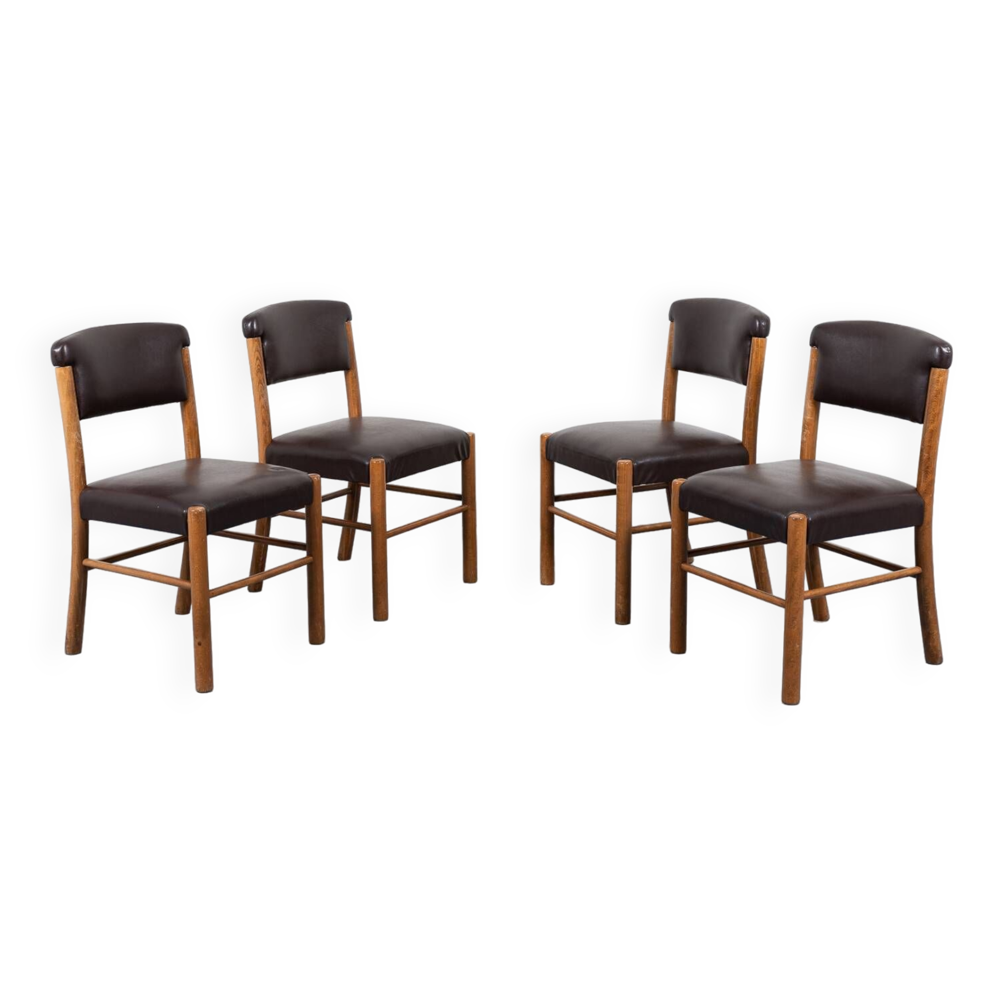 Chaises italiennes modernes du milieu du siècle, 1960