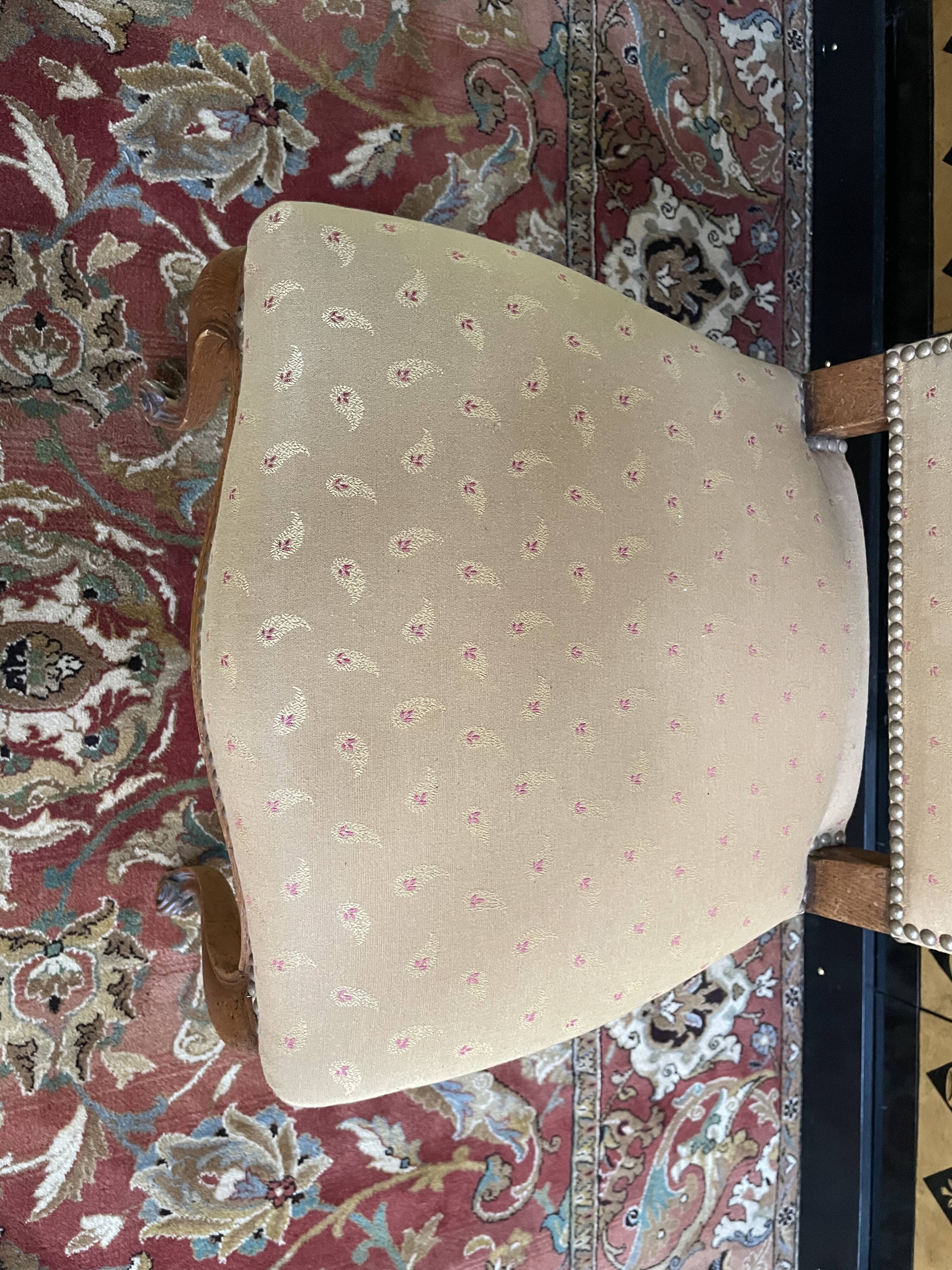 Suite of 6 Louis XV style chairs