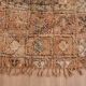 Peach Vintage Moroccan Rug 210 x 270 cm, Berber Wool Rug, Handmade Boho Rug