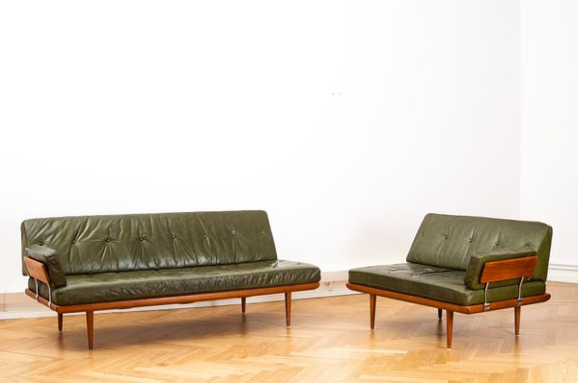 Minerva set by Peter Hvidt & Orla Mølgaard-Nielsen for France & Søn, 1950