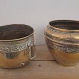 Cache-pots laiton