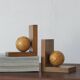 Mid-Century Modern Wooden Bookends, 1950s, Set of 2