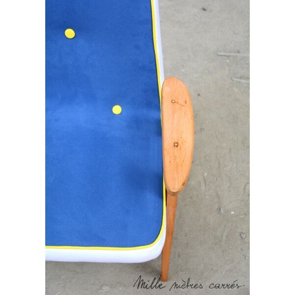 Polish design of the 50 - 70s icon designed by Józef Chierowski.  Completely renovated Chair