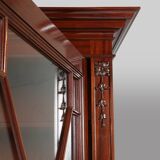 Exquisite Empire Style library cabinet with glass doors, Belgium, 1950s