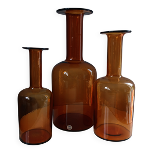 3 GULVASE  de Otto Brauer - holmegaard