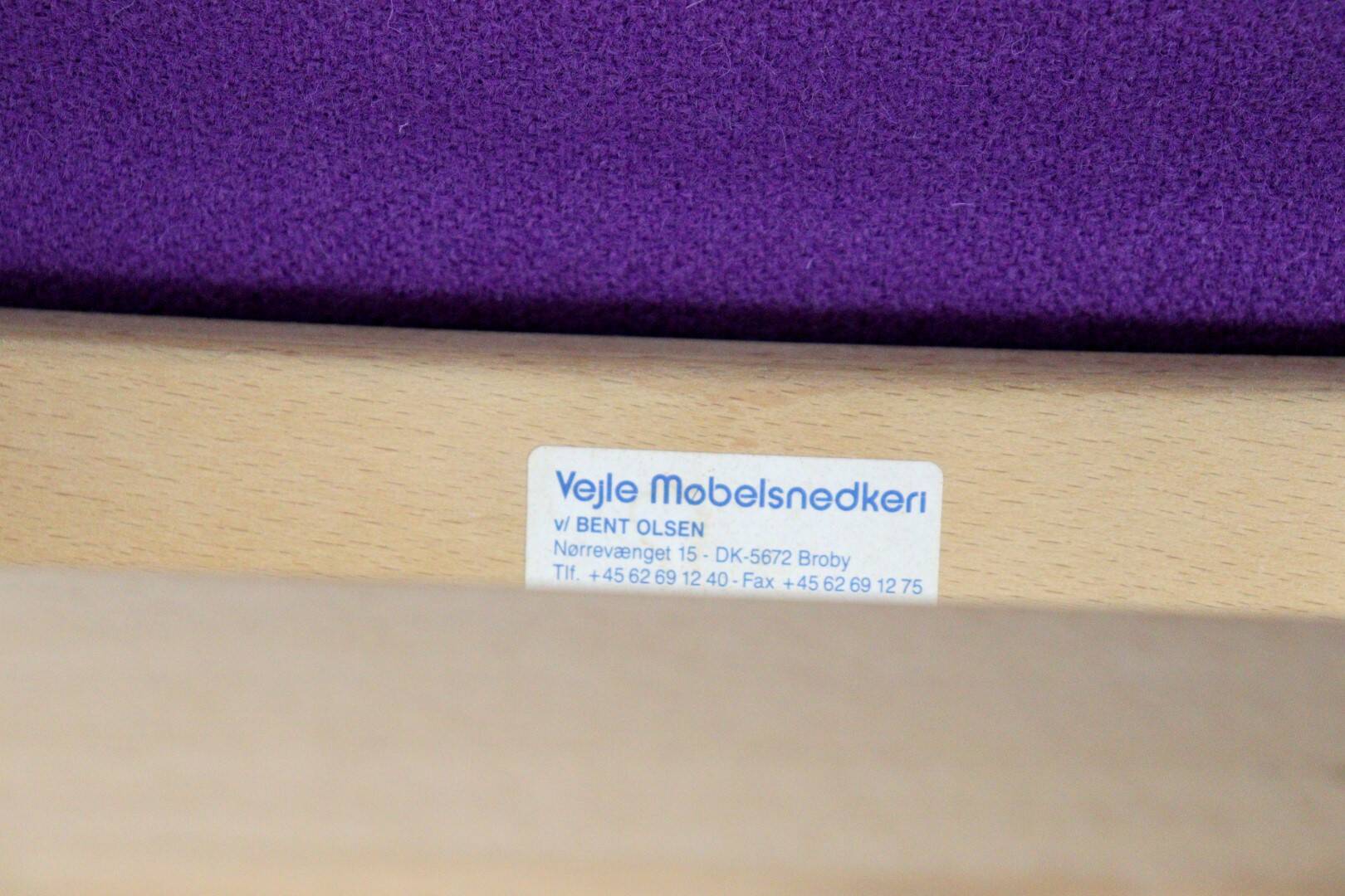 Vejle armchairs  'purple' |