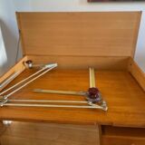 Vintage architect's desk with 1 drawer, 1960s