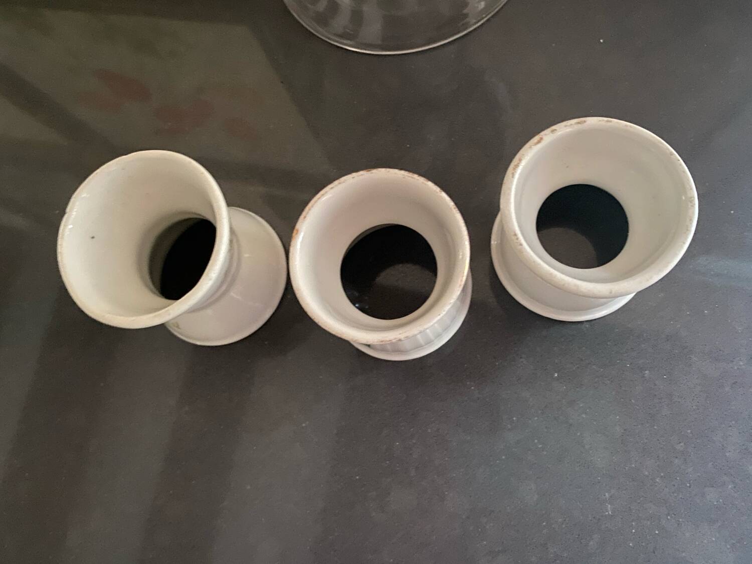 Lot de 3 coquetiers diabolos anciens