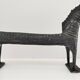Horse sculptural brass solid patina black design