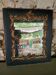 Antique mirror in stucco and wood