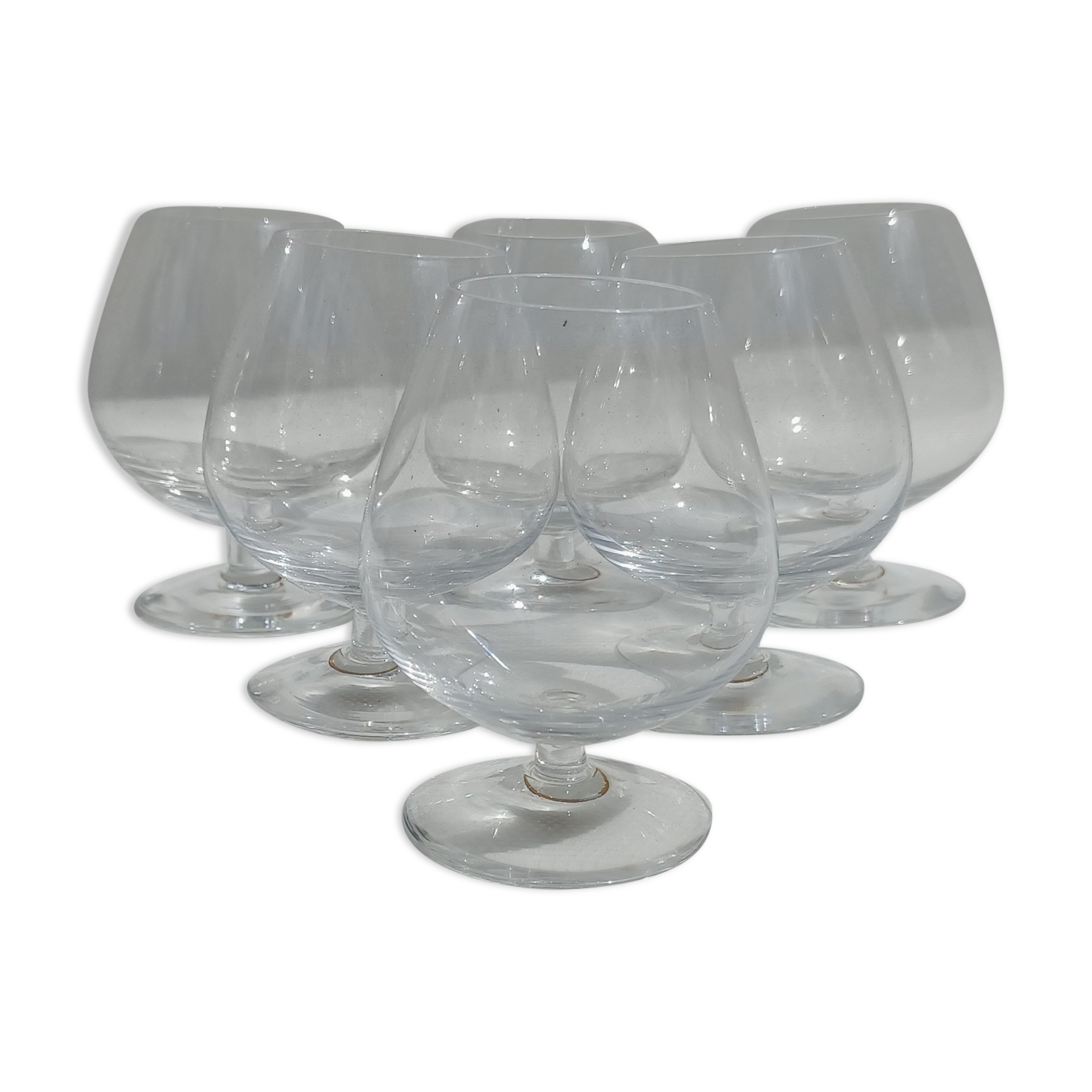 Box of 6 digestive glasses in lorraine crystal 50