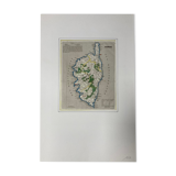 Carte ancienne de la Corse