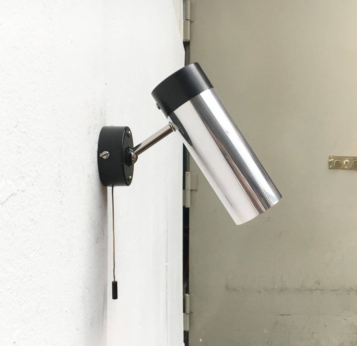 Mid-century minimalist wall lamps by H. Busquet for Hala Zeist, 1960s, set of 2.