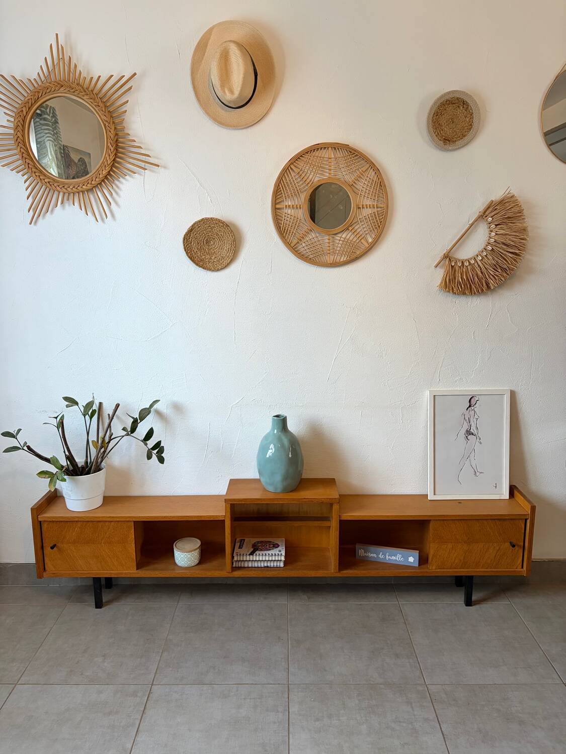 Vintage low enfilade (shallow)