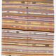 Kilim Vintage Anatolien Rayé – Tons Pastel Multicolores, Style Bohème