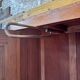 Asymmetrical Art Deco wardrobe in walnut