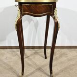 Small Living Room Table in Rosewood and Marquetry, Louis XV style, Napoleon III – Middle XI period