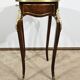 Small Living Room Table in Rosewood and Marquetry, Louis XV style, Napoleon III – Middle XI period