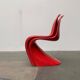 Set of mid-century Panton chairs by Verner Panton for Vitra Herman Miller.