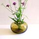 Blown glass ball vase by Claude Morin, Dieulefit France 1979
