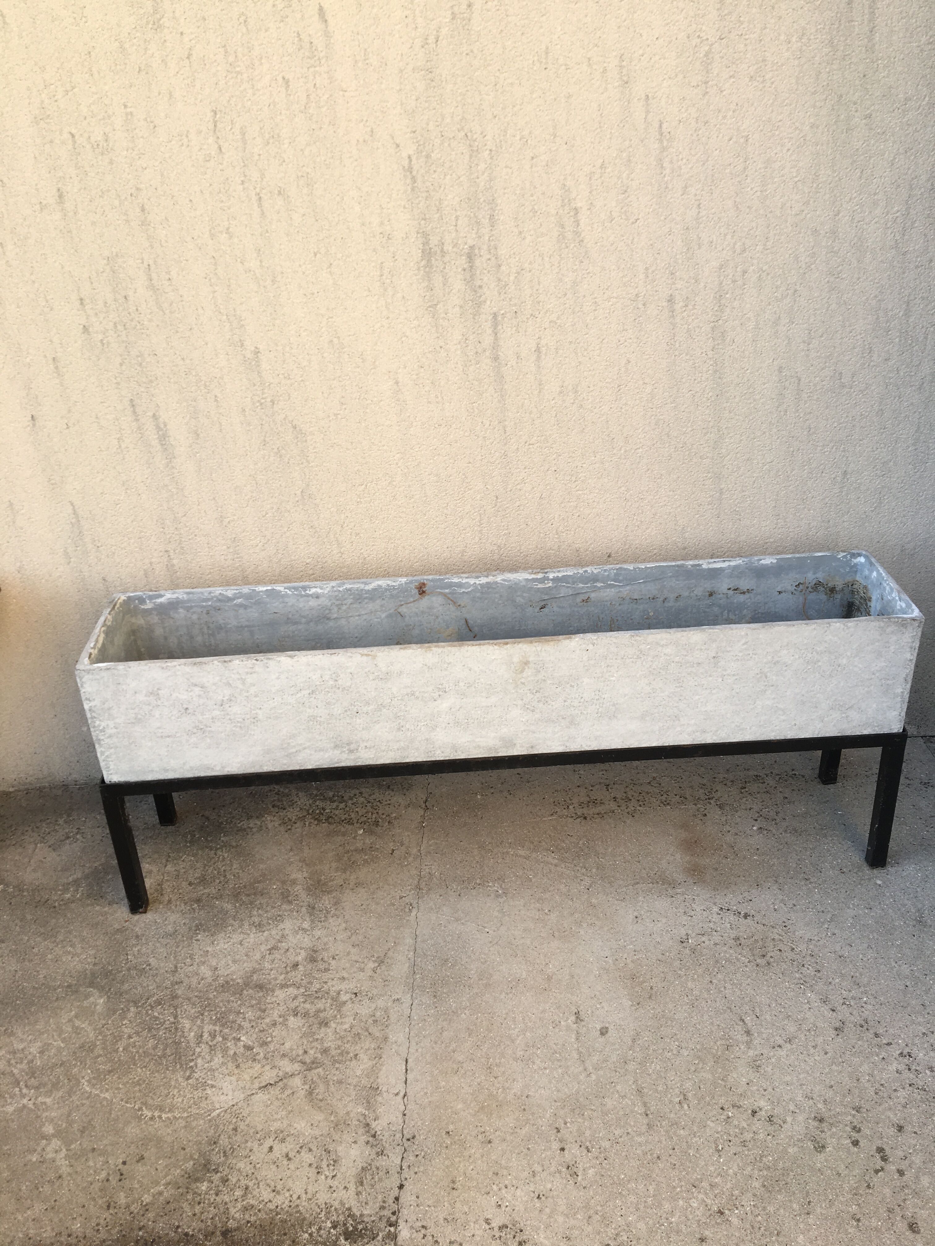 Vintage concrete planter
