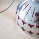 Small chrome steel pendant from the 60s/70s (16 cm)
