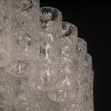 Large Doria chandelier with frosted glass tubes, Germany, 1960s.