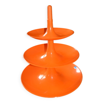 Orange appetizer dish/tower "Babell" 1997 Koziol Germany