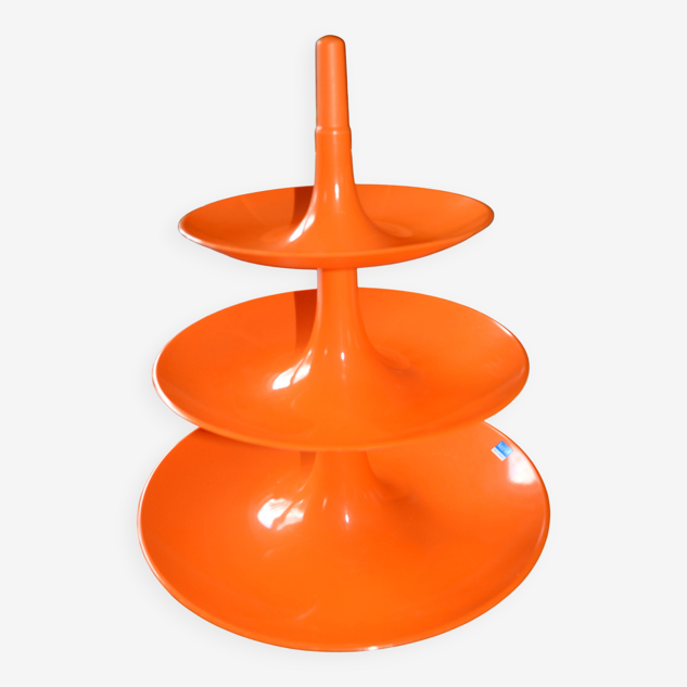 Plat/tour apéritif orange "Babell" 1997 Koziol Germany