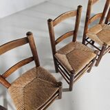 Farmhouse dining chairs, Spain 1970s
