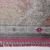 3x10 pastel wool vintage runner rug 309x98cm