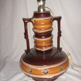 Lampe seventies en céramique émaillée de 1970