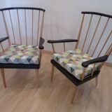 Paire de fauteuils vintage Baumann