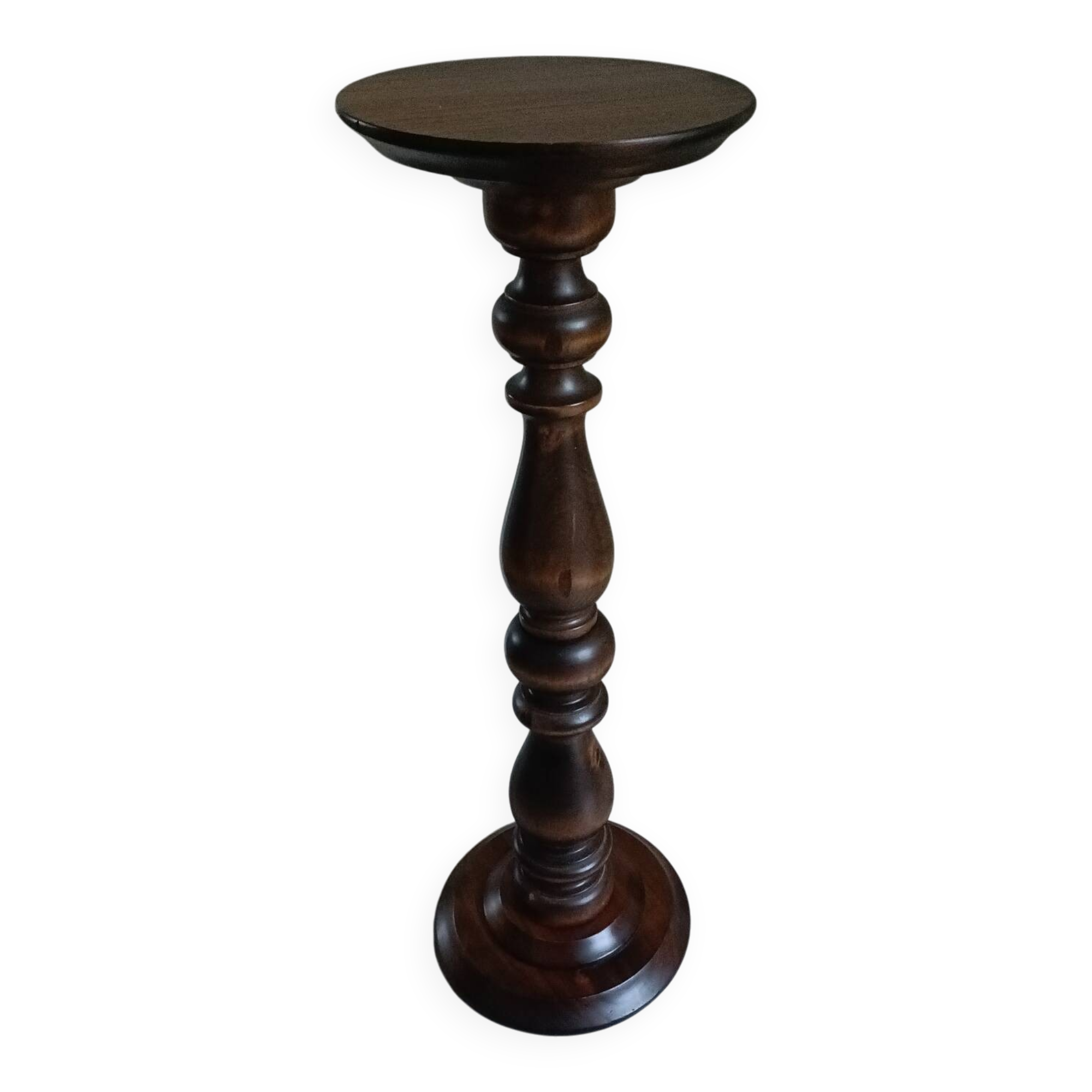 Twisted column stand, vintage plant holder