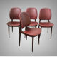 Set of 4 design chairs Pegasus vintage Baumann edition 1960s