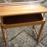 Wooden desk desk with locker
