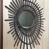 Old mirror sun design ortf 1960 vintage