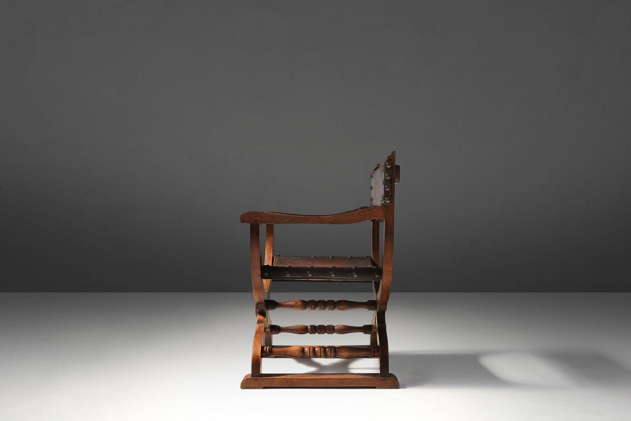 Antique Neo-Renaissance Throne Chair, France 1890s