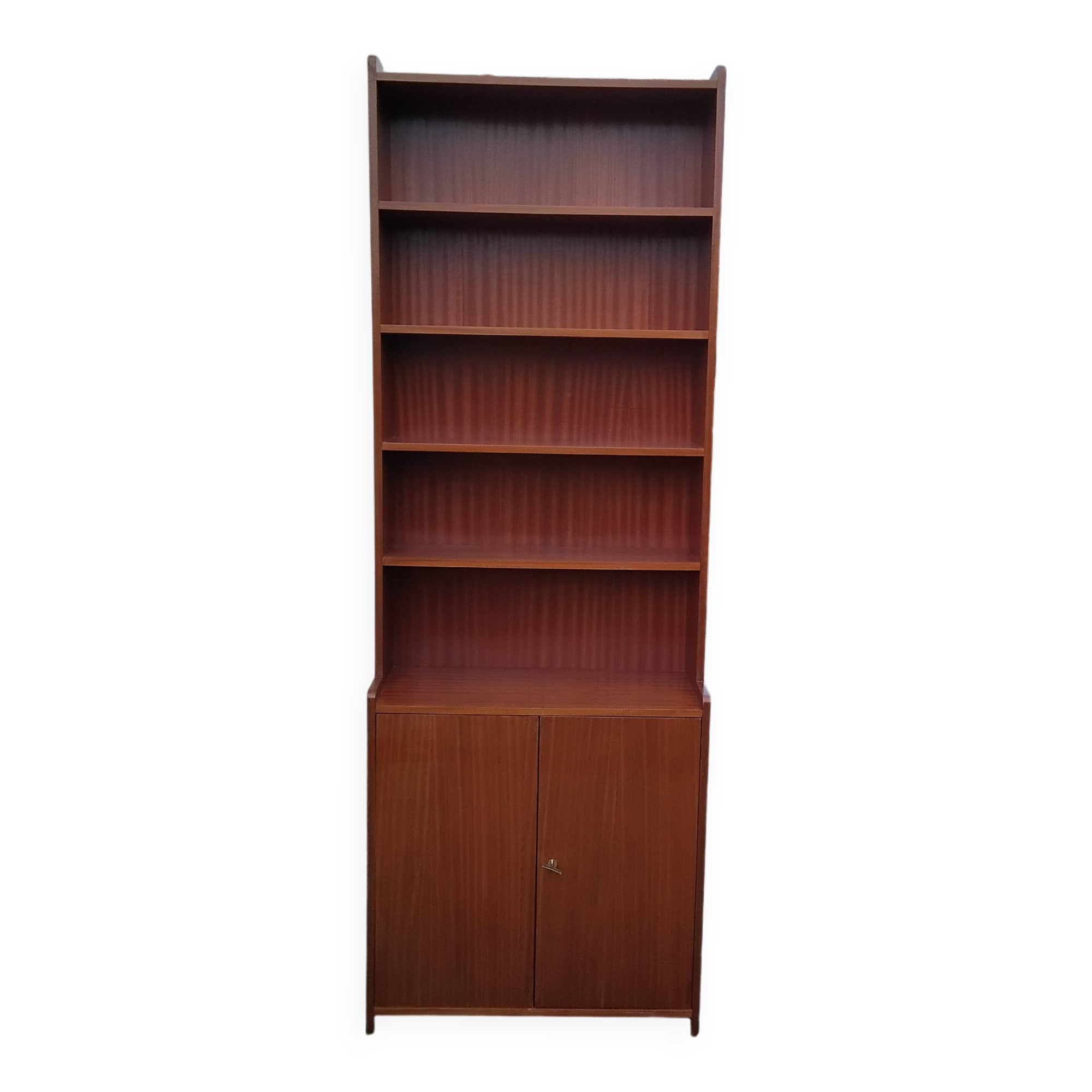 Vintage Scandinavian teak bookcase