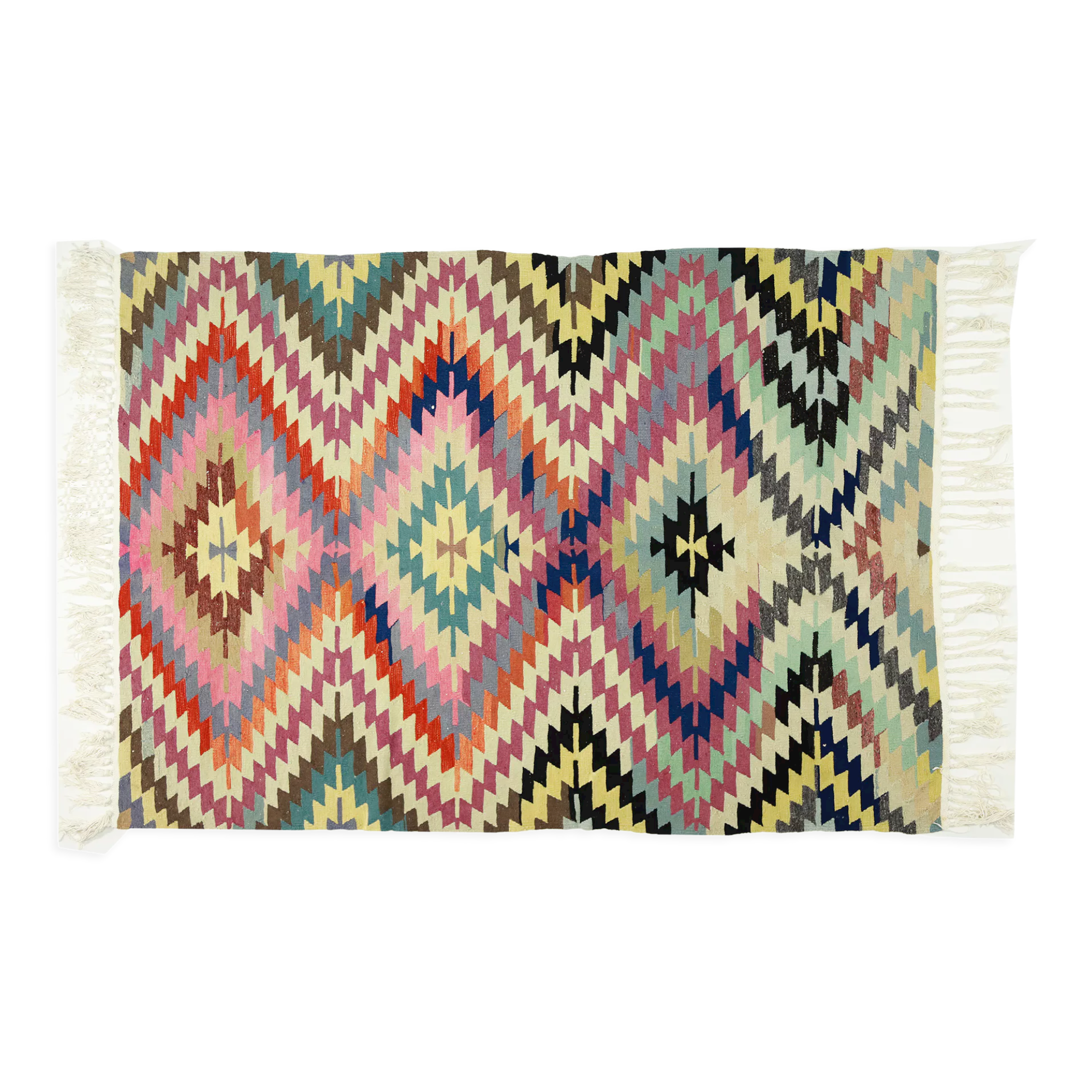 Anatolian handmade kilim rug 240 cm x 169 cm