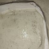 Vintage plate – Abstract decor – 1950s–60s – Handmade ceramics