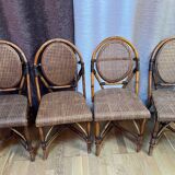 Rattan bistro chairs