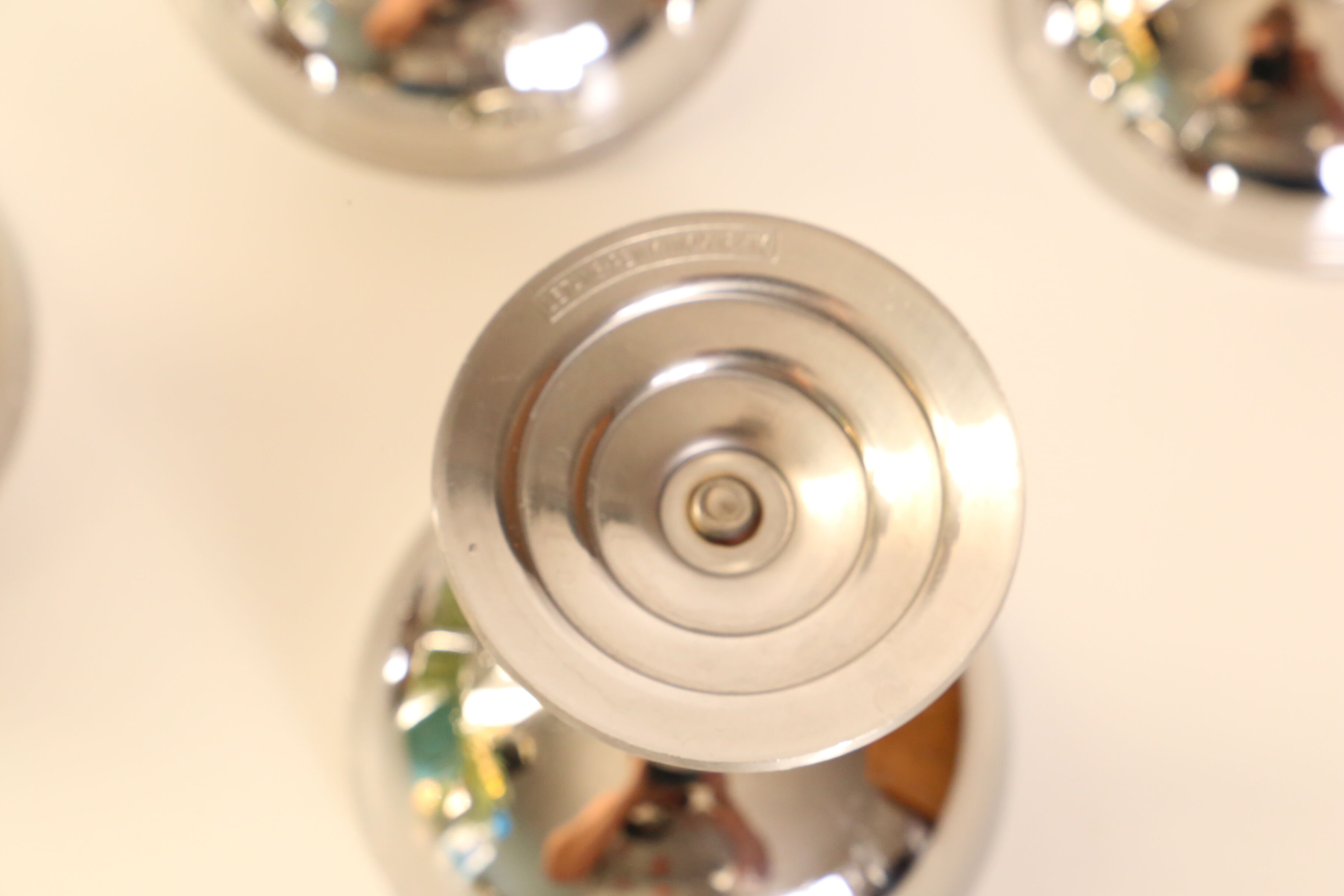 Set de 6 coupes en inox de Letang-Remy