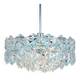 Kinkeldey suspension in chrome and crystal glass, Germany, 1970s.