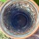 Pair of caches pots in brass repelled nineteenth century